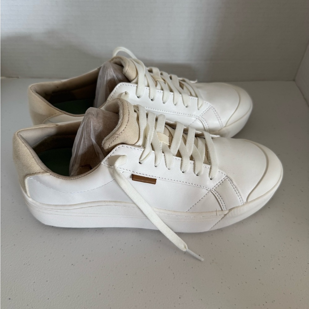 Dr. Scholls Time Off Go White Microfiber Casual Sneakers Women 9.5M - Picture 5 of 11